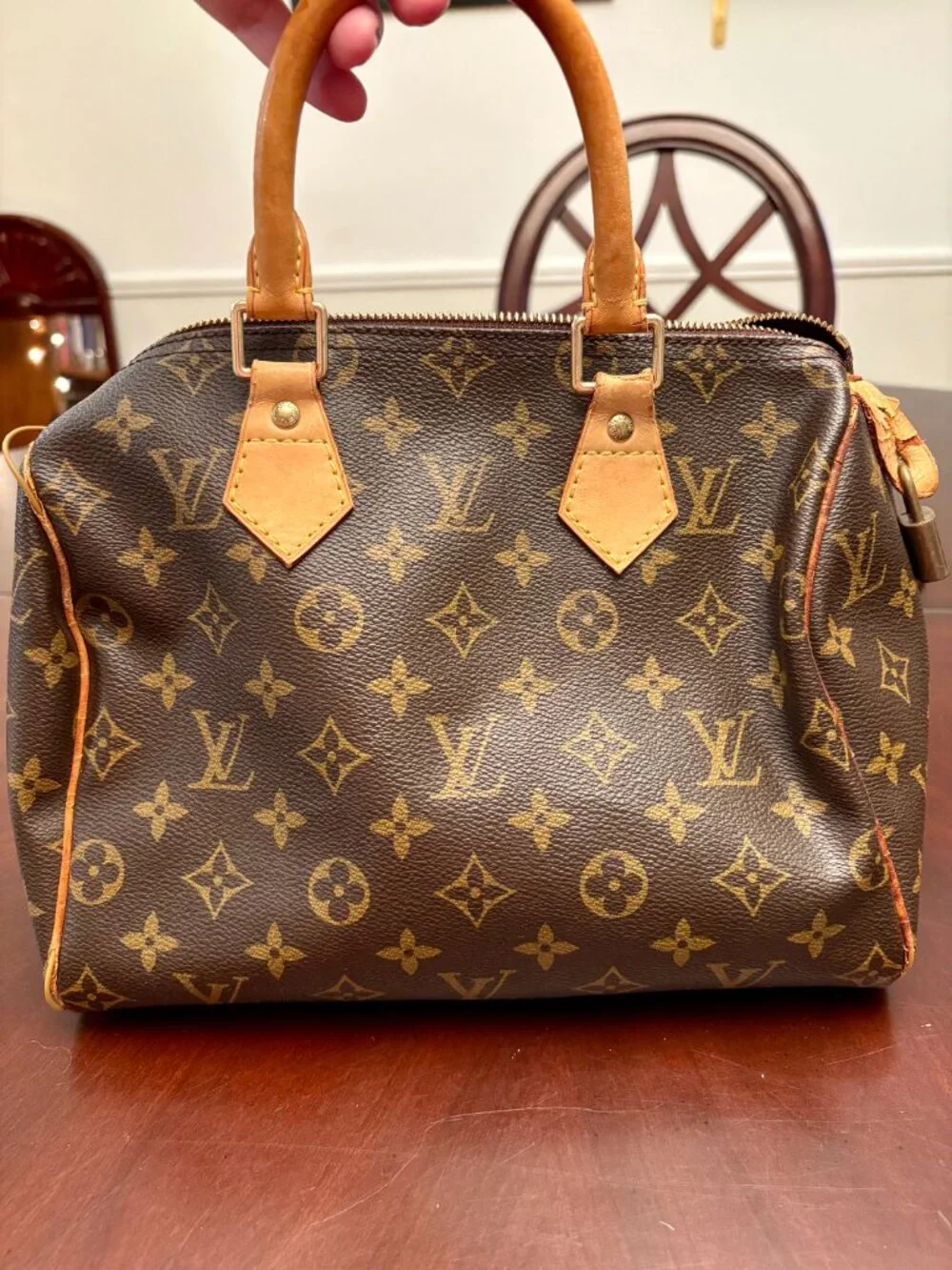 Louis Vuitton Speedy Bag with Shoulder Strap